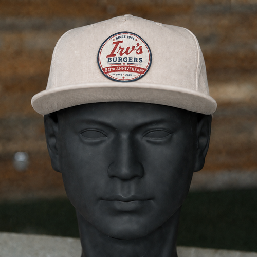 80th Anniversary Canvas Patch Hat
